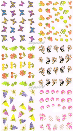 2D Nail Art Sticker