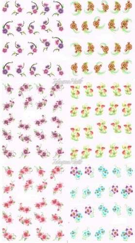2D Nail Art Sticker