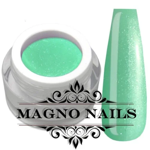 UV Gel - 789 - Pearl Gel - Peppermint Nägel Nagelgel Dosen UV-Gel Color Gel Farbgel Perlmutt Perlgel grün