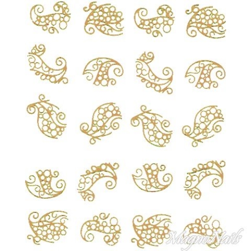 2D Nail Art One Stoke Sticker