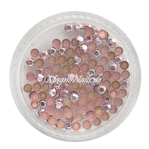 Metall Strasssteine - rosa Nail Nagelstudio Nägel Nailart Nail art