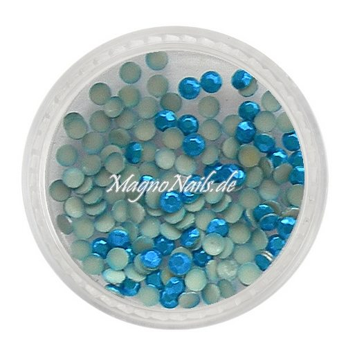 Metall Strasssteine - türkis Nail Nagelstudio Nägel Nailart Nail art