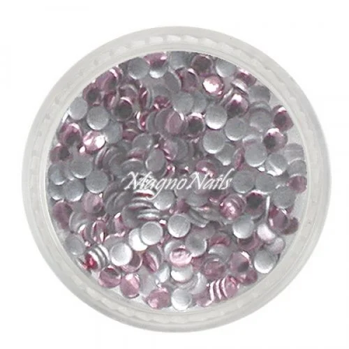 Einlegemotive - Metall Plättchen - rund hell rosa Nail Nagelstudio Nägel Nailart Nail art