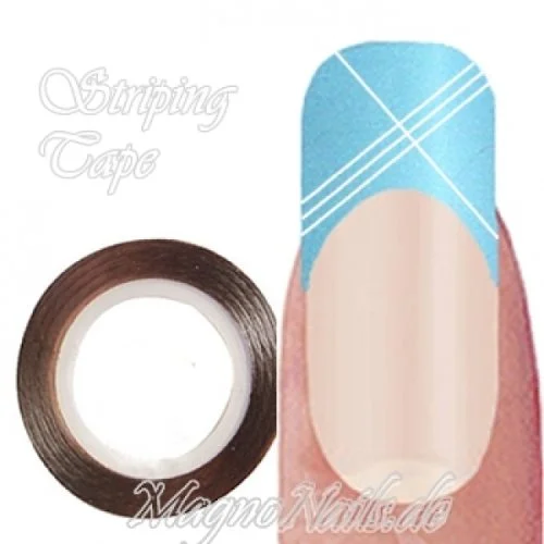 Striping Tape - Zierstreife weiß Nageldesign Nägel Nails Nagelstudio Einleger Nailart