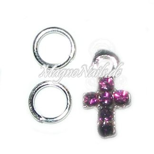 Nail Piercing Kreuz Nageldesign Nägel Schmuck Nails 
