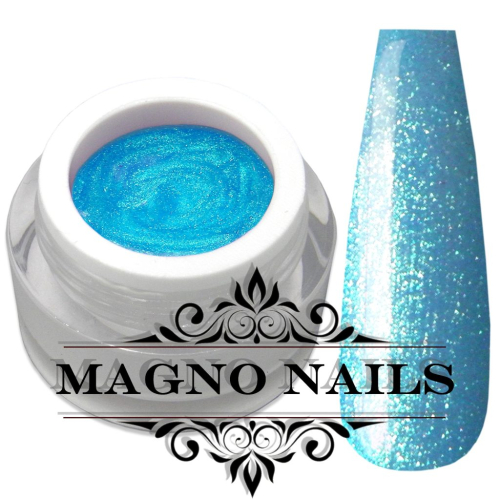 Preview: UV Gel - 806 - Glitter Gel Sky Blue