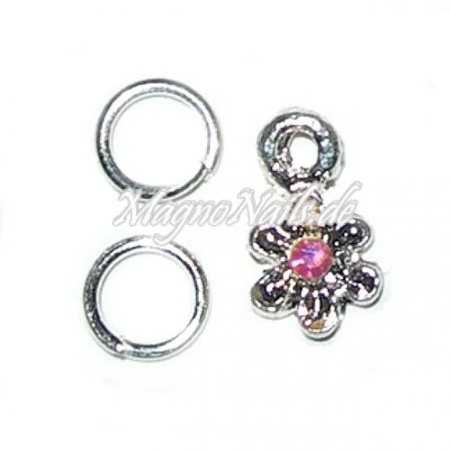 Nail Piercing Blume Nageldesign Nägel Schmuck Nails 