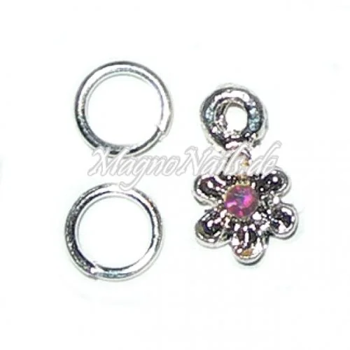 Nail Piercing Blume Nageldesign Nägel Schmuck Nails 