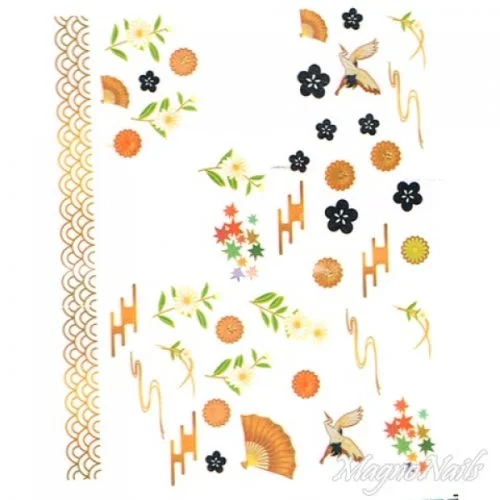 2D Nail Art One Stoke Sticker