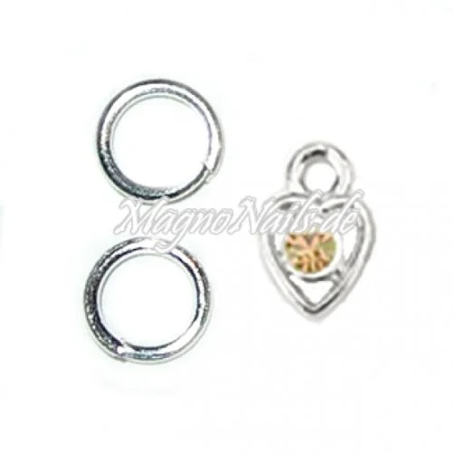 Nail Piercing Herz Nageldesign Nägel Schmuck Nails 