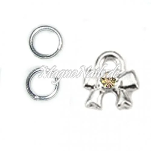 Nail Piercing Schleife Nageldesign Nägel Schmuck Nails 