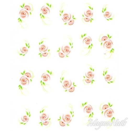 2D Nail Art One Stoke Sticker