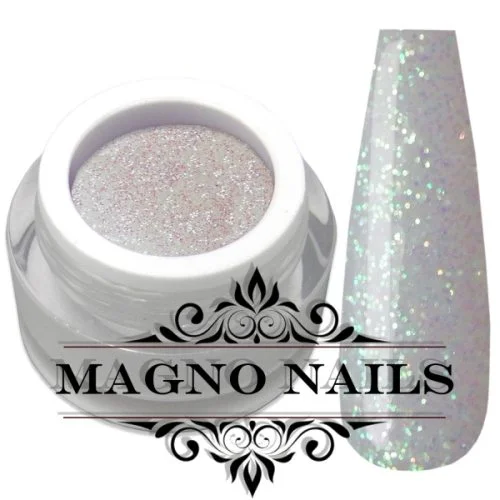 Weiß Glitter Gel Glitzergel Irisiernd Glitzer