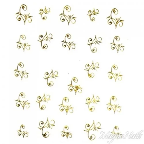 2D Nail Art One Stoke Sticker