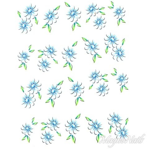 2D Nail Art One Stoke Sticker