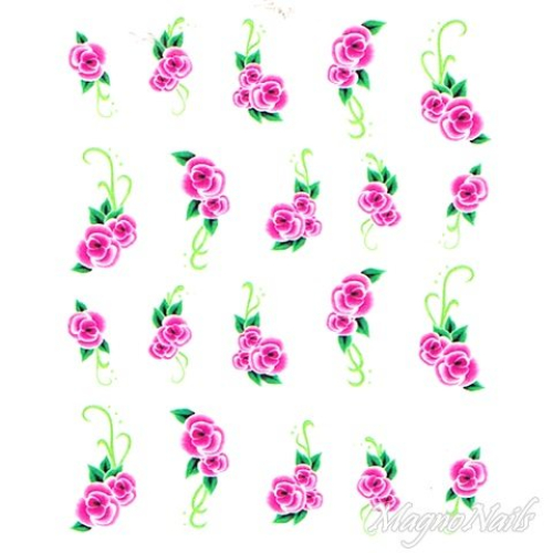 2D Nail Art One Stoke Sticker