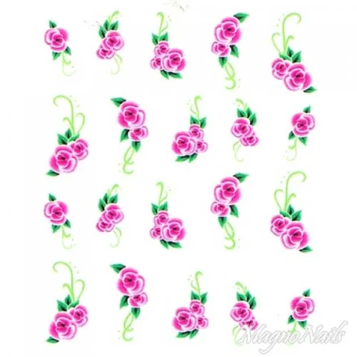 2D Nail Art One Stoke Sticker