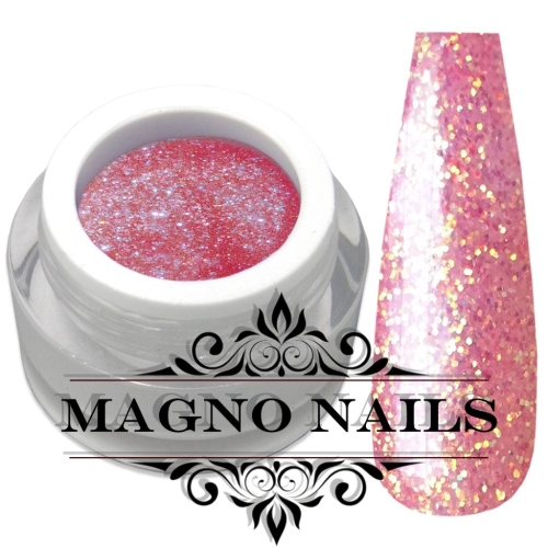 Preview: UV Gel - 842 - Glitter Gel Magic Red