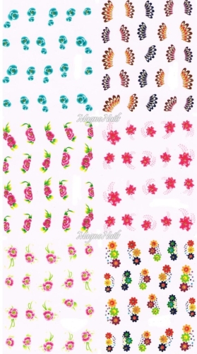 2D Nail Art Sticker