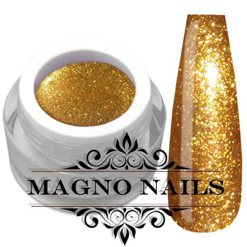 Preview: UV Gel - 870 - Glitter Gel Super Gold