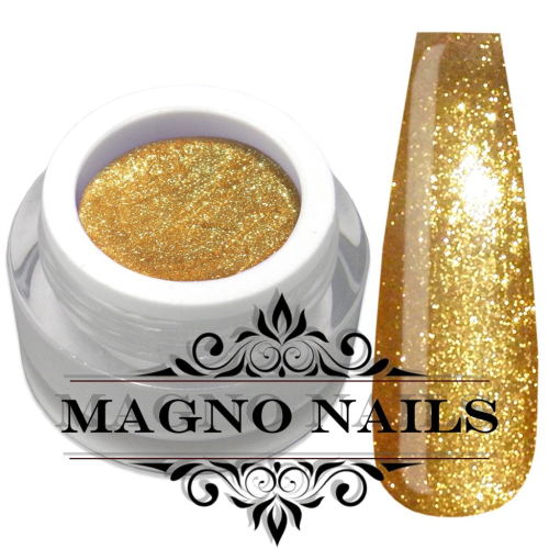 Preview: UV Gel - 874 - Glitter Gel Lux Gold