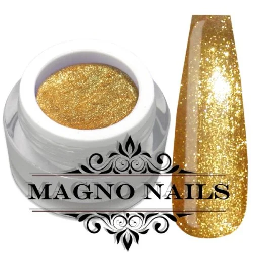 UV Gel - 874 - Glitter Gel Lux Gold Nägel Nagelgel Dosen UV-Gel Color Gel Glitzer Dosen Glitzergel 