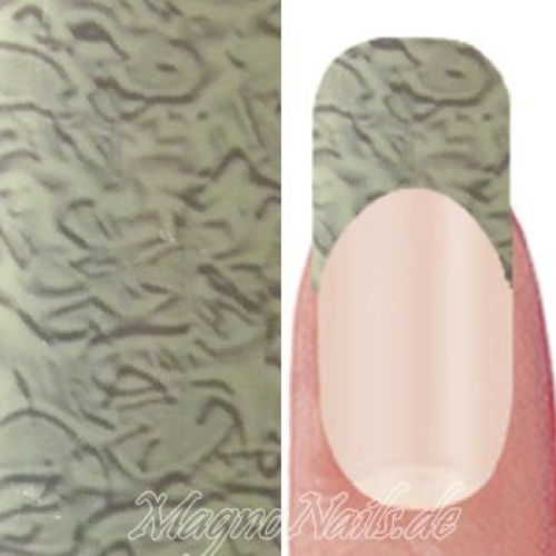 Nail Art Transfer Folie 1,5m - Nail Foil - Brown Swirl Nagelfolie Nageldesign Folie Tranferfolie Nailart