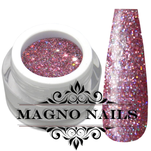 Preview: UV Gel - 878 - Glitter Gel Rainbow Pink