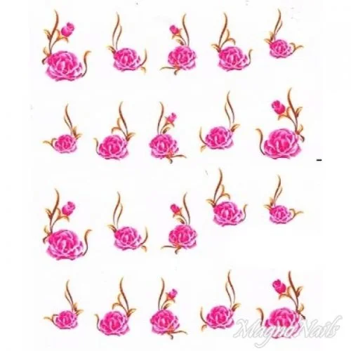 2D Nail Art One Stoke Sticker