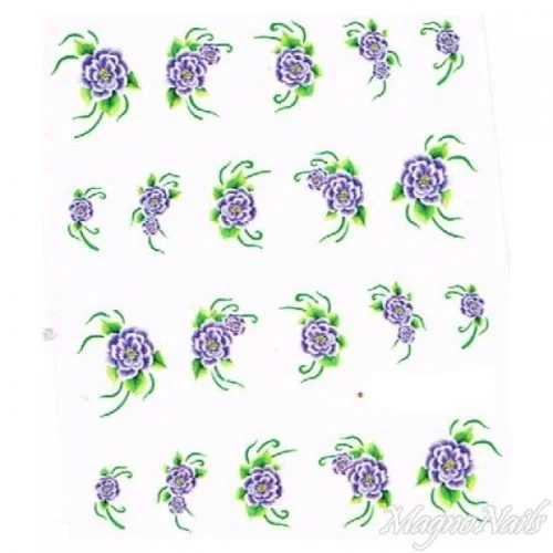 2D Nail Art One Stoke Sticker