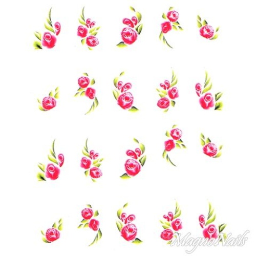 2D Nail Art One Stoke Sticker