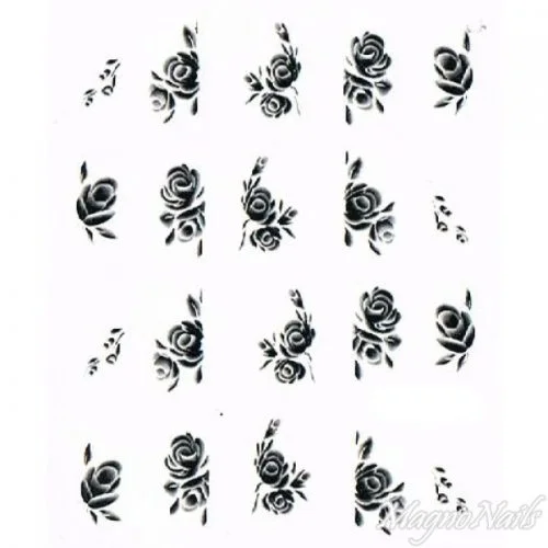 2D Nail Art One Stoke Sticker
