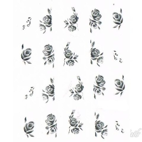 2D Nail Art One Stoke Sticker