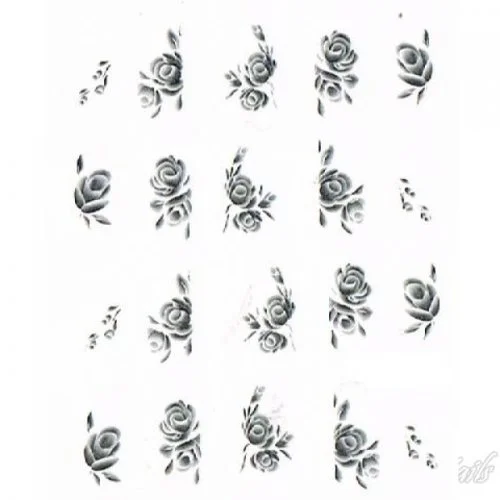 2D Nail Art One Stoke Sticker