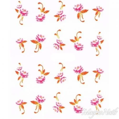 2D Nail Art One Stoke Sticker