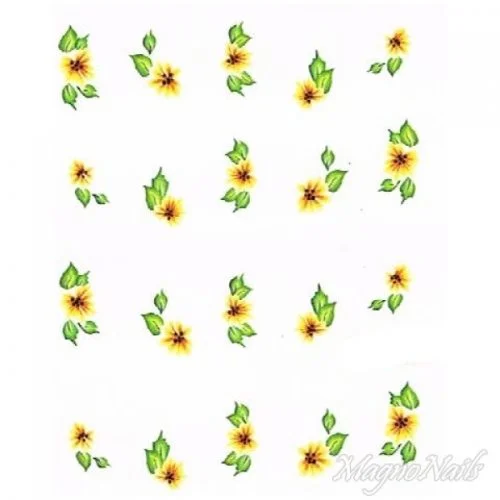 2D Nail Art One Stoke Sticker