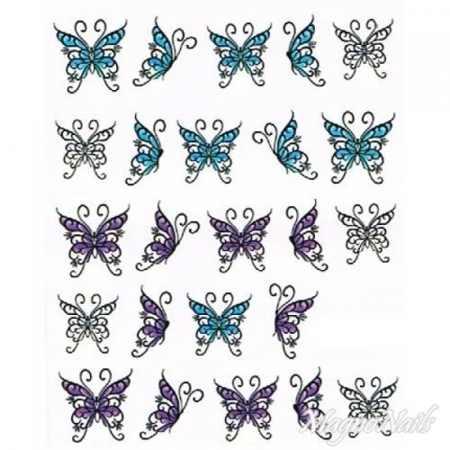 2D Nail Art One Stoke Sticker