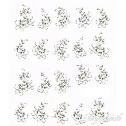 2D Nail Art One Stoke Sticker