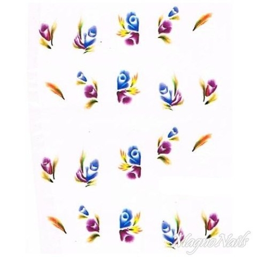 2D Nail Art One Stoke Sticker