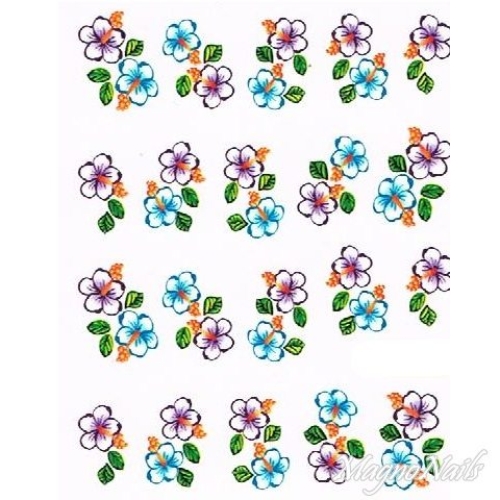 2D Nail Art One Stoke Sticker