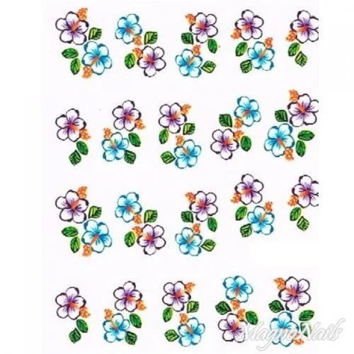 2D Nail Art One Stoke Sticker