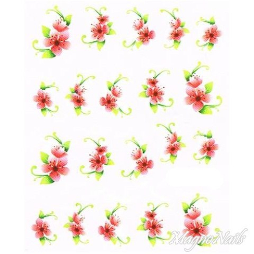 2D Nail Art One Stoke Sticker