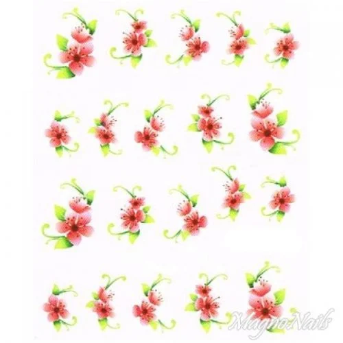 2D Nail Art One Stoke Sticker