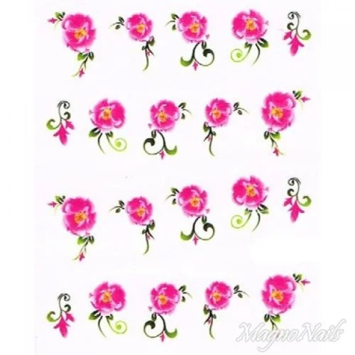 2D Nail Art One Stoke Sticker