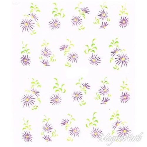 2D Nail Art One Stoke Sticker