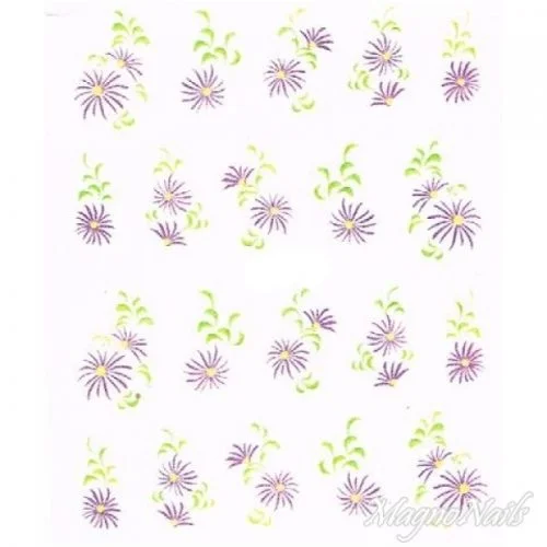 2D Nail Art One Stoke Sticker