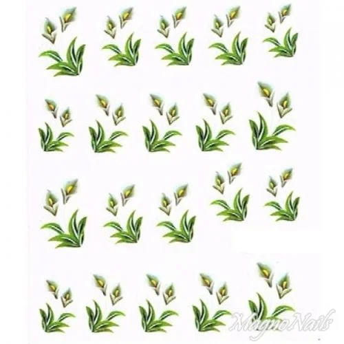 2D Nail Art One Stoke Sticker