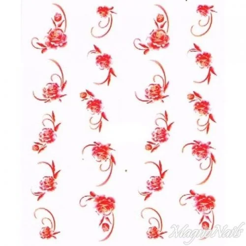 2D Nail Art One Stoke Sticker