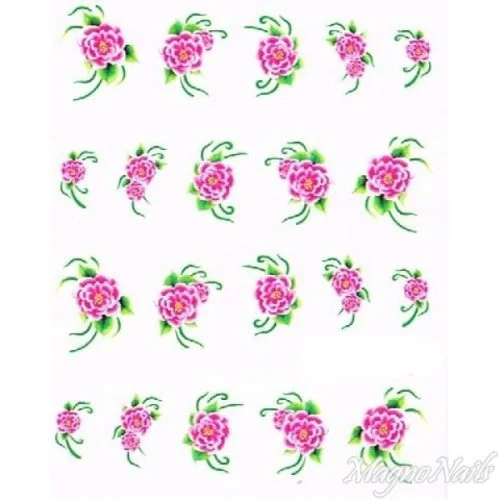 2D Nail Art One Stoke Sticker