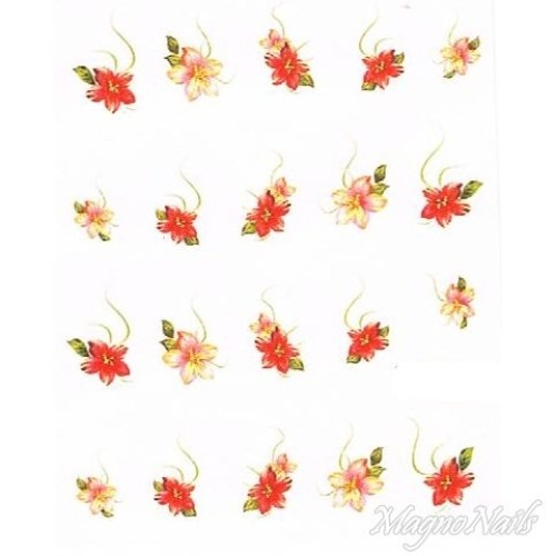 2D Nail Art One Stoke Sticker
